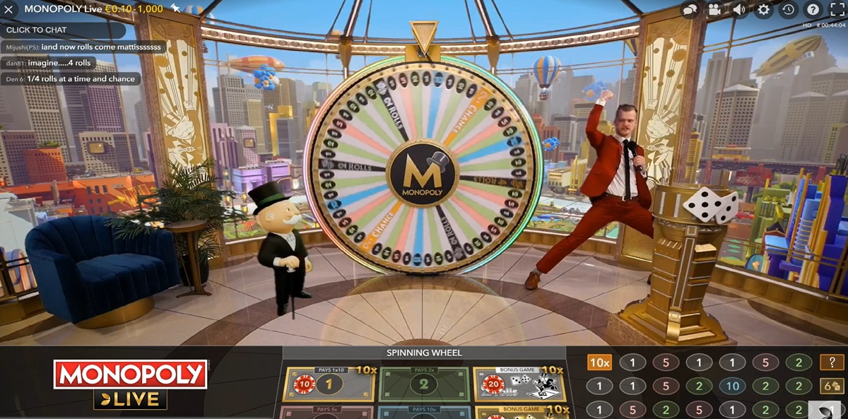 Monopoly Live wheel of Fortune