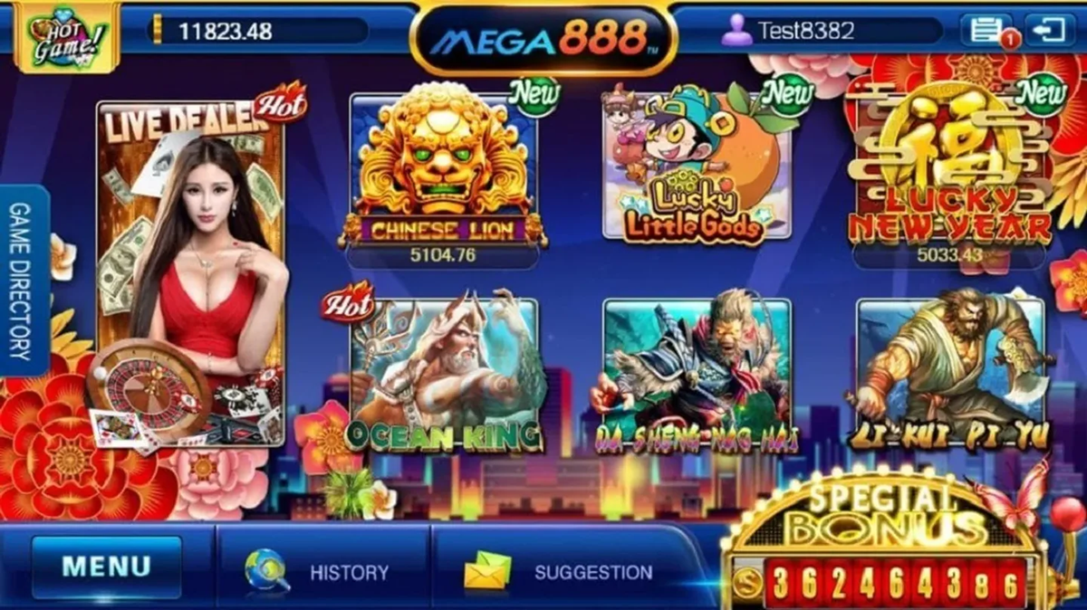 Mega888 game offering